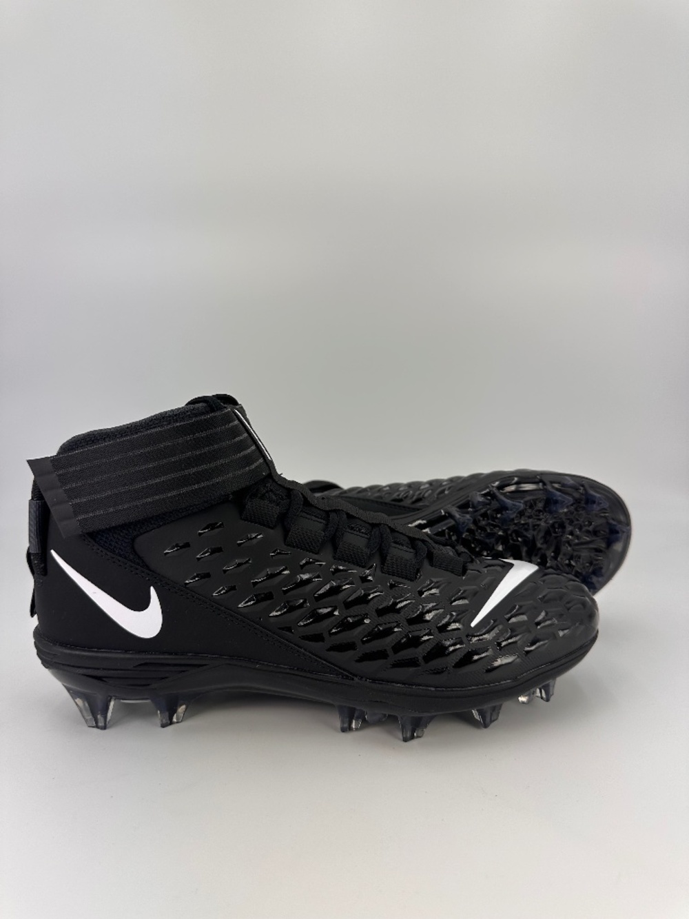 Nike Air Force Savage Pro 2 Black Football Cleats Men Sz 9.5 New Rare AH4000-002